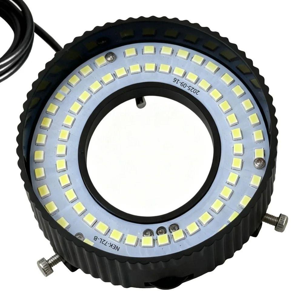 Adjustable Brightne Microscope Lamp White LED Microscope Ring Light  Industry Microscope