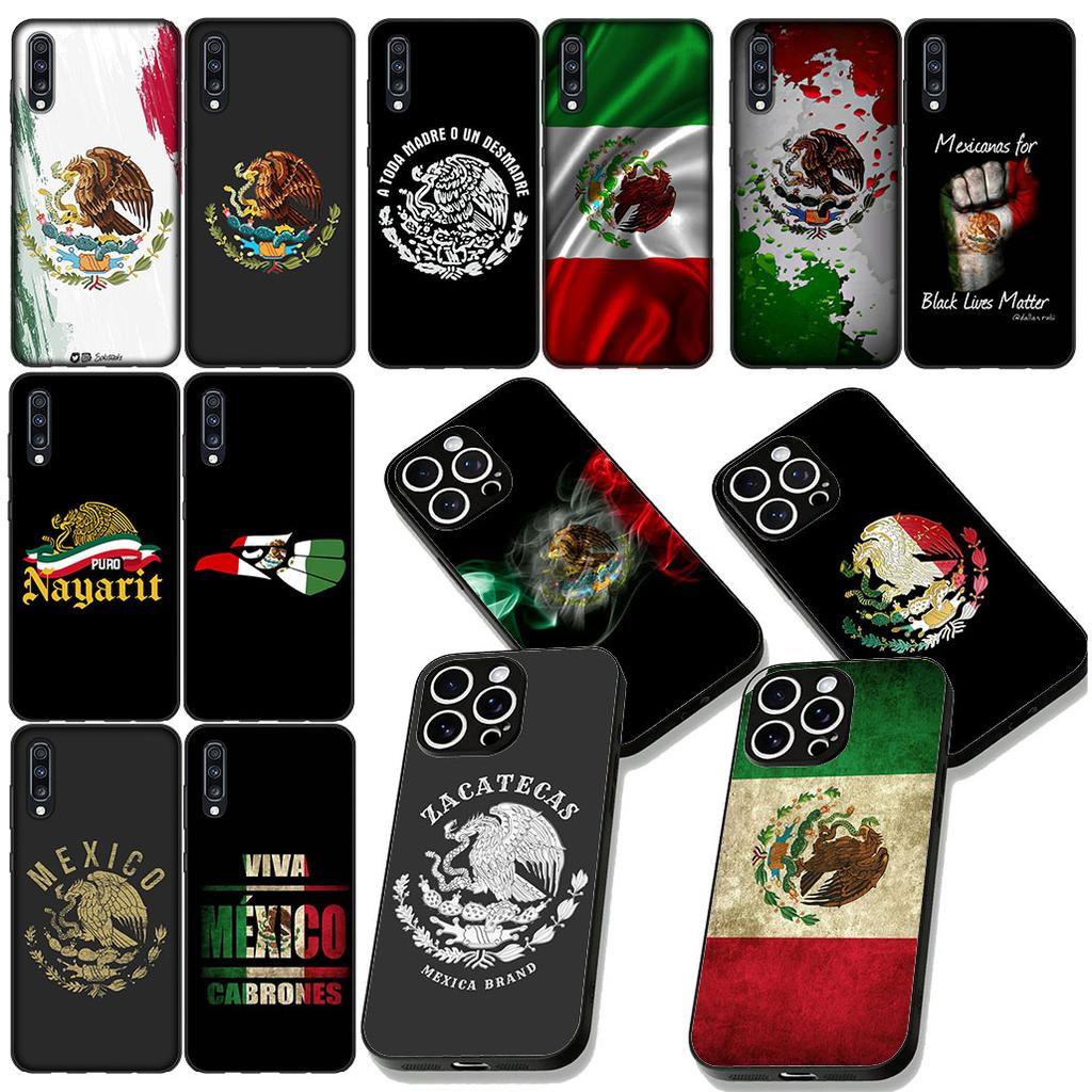 Mexico M-Mexicans Flag Phone Cover for Samsung Galaxy S22 S21 S20 FE Ultra Plus A35 A36 A37 A33 A34 A04 A71 Protective Case