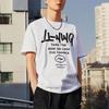 Li-Ning Fashion Series Letter Logo Print Crew Neck T-Shirt Unisex Tops White AHST553-2