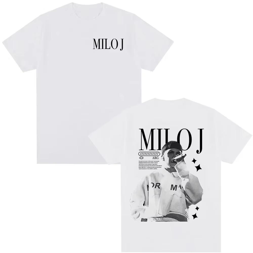 Rapper Milo J Official Merch T-shirt Unisex Loose Short Sleeve Fashion Hip Hop Street Style Top Women And Men T-shirt