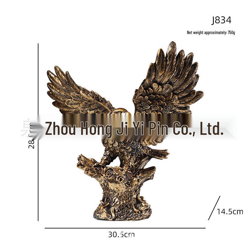

Antique Bronze Eagle Wine Cabinet Ornament for Living Room or Entrance