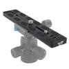 Haoge 200 mm QR Quick Release Plate Dual Dovetail and Screw Fits Arca Swiss Standard Tripod Ball Head D-Ring -
