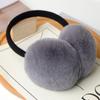 Natural 100% Rex Rabbit Fur Earmuffs Winter Accessories for Women Winter Ear Muffs Fluffy Earmuff Ear Cover for Winter