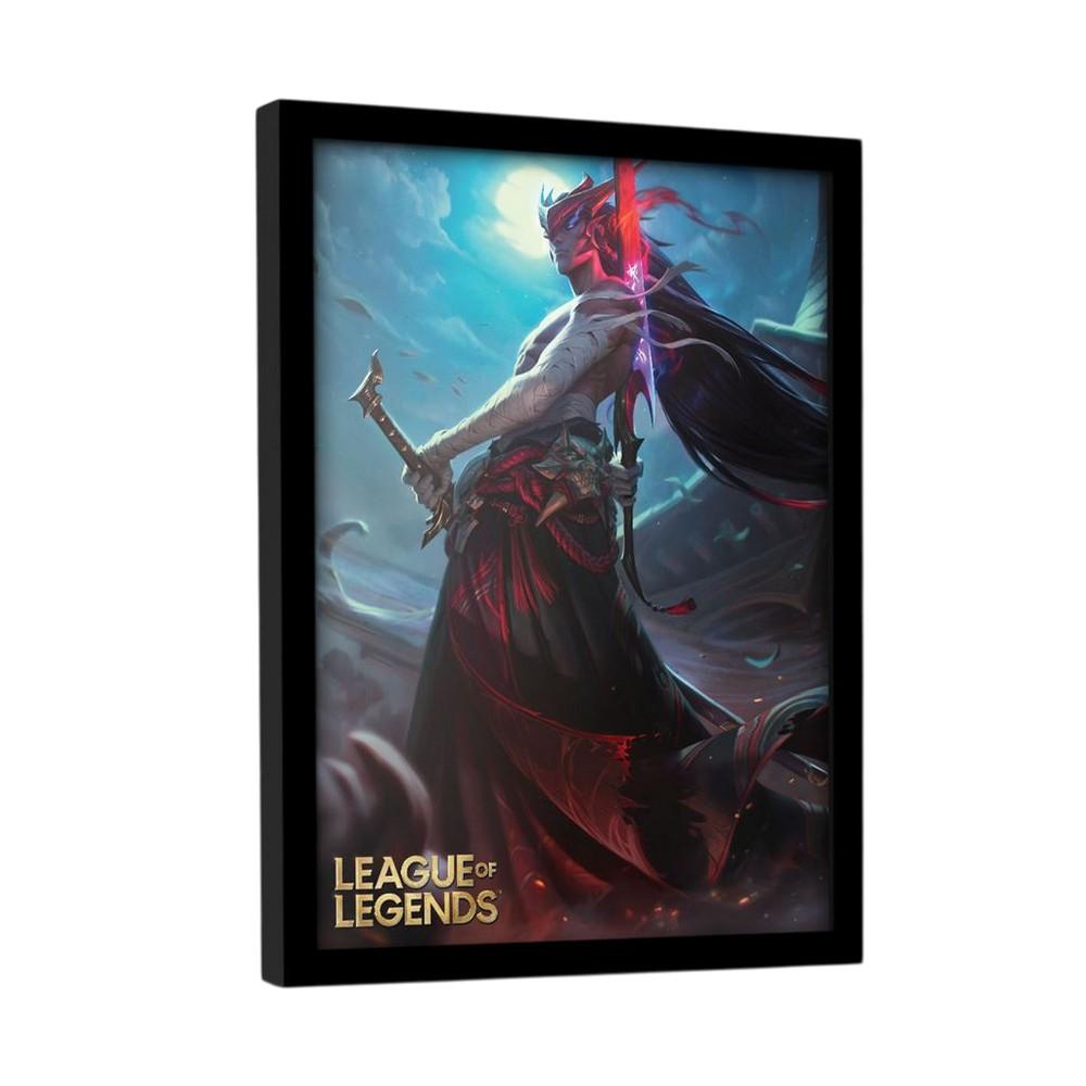 league of legends Yone Framed Poster