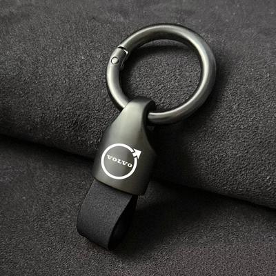 Metalenlegering Leer Auto Sleutelhanger Suede Hanger Sleutelhanger Voor XC90 V90 V60 XC60 V40 S80 S60 S90 C40 XC40 V70 XC70 C30 C70