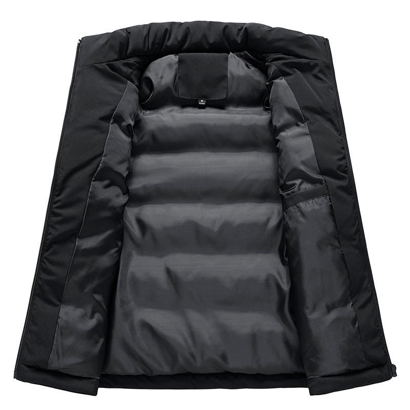 Men's Autumn/Winter Cotton Vest: Trendy Sleeveless, Thick Padded Jacket for Couples