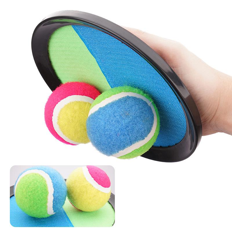 Children's Suction Cup Adhesive Ball Toy Outdoor Sports Ball Catching Game Throwing Ball Parent-Child Interaction Outdoor Toy