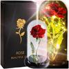 Rose Glowing In Glass, LED, Eternal, Pink, Battery, Proposal, Wedding, Name Day