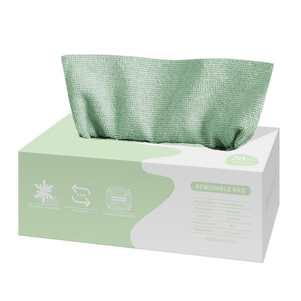 Reusable Microfiber Cleaning Cloth 20PCS Scratch-Free Ultra Absorbent Multi-Purpose Drying Wipe