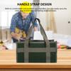 Large Thickened Wear-resistant Maintenance Tool Storage Bag Multifunctional Portable Tool Bag Large Capacity   Bag Green 084-1