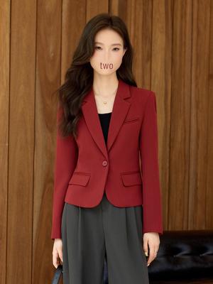 Blazer de toamnă pentru femei, stil coreean, mărime mică: Design Elegant pentru 2025