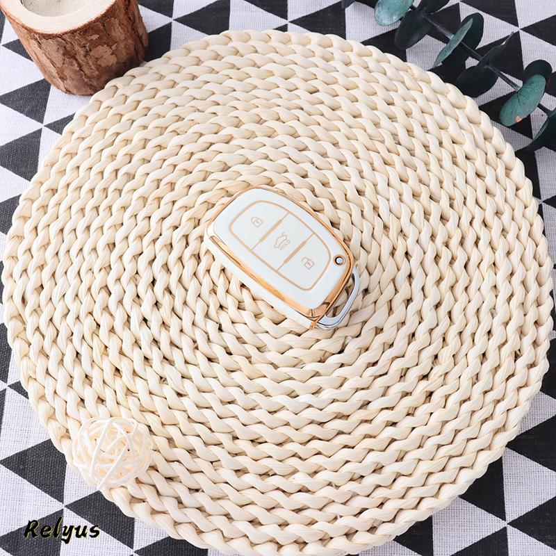 Fashion Soft Tpu Car Remote Key Cover Case Protection Shell For Hyundai Ix35 Avante Mistra Elantra Santafe Tucson Accessories