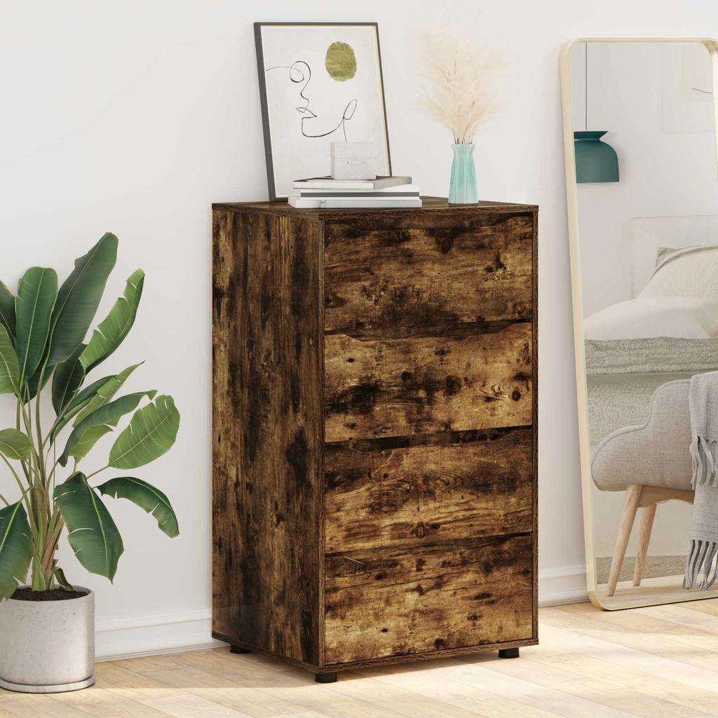 Storage Cabinets Smoked Oak 60 x 48 x 105 cm
