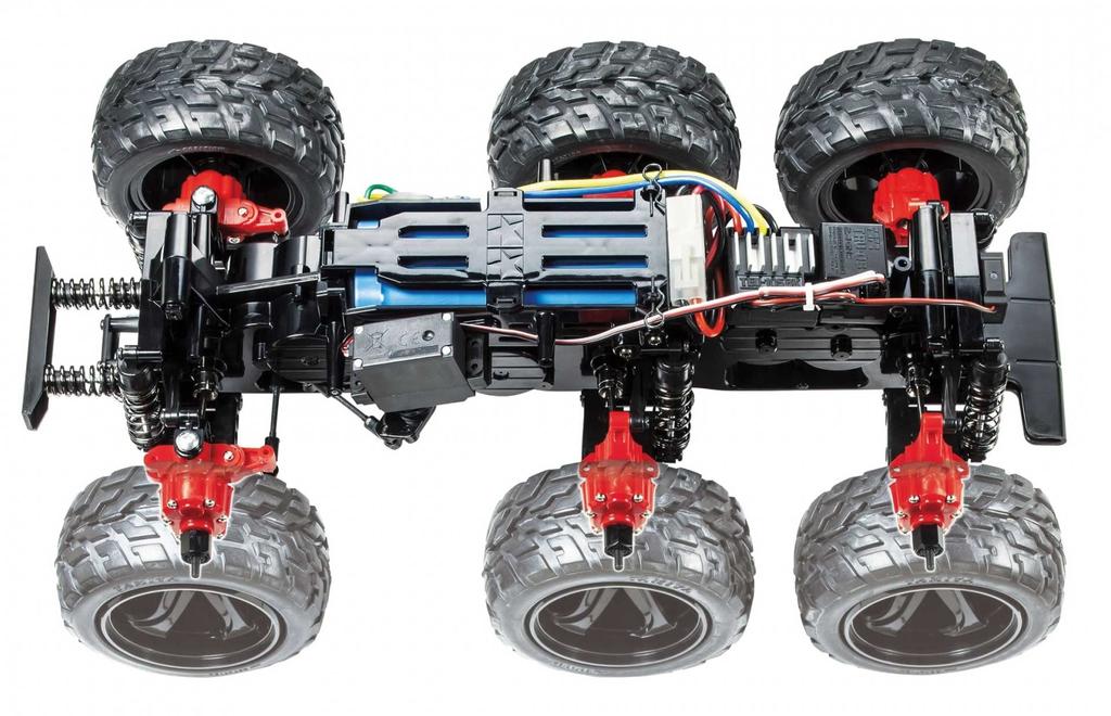 Tamiya 1/18 Scale Electric RC Car Series No. 660 Dynahead 6x6 (G6-01TR Chassis) Off-Road Model 58660