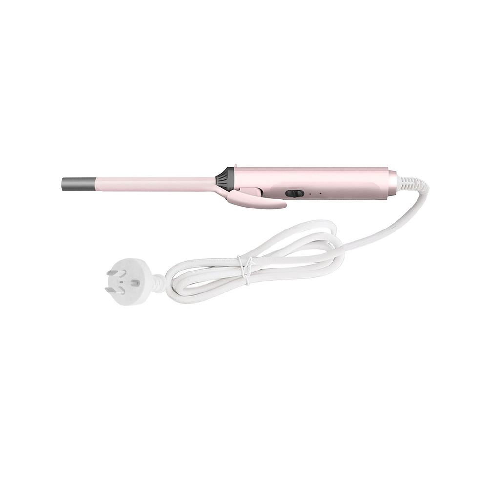 9mm Ceramic Tiny Curling Wand Quick Heats Up Skinny Hair Curling Iron Wand with 2 Heat Settings Auto Shut Off for Short Hair
