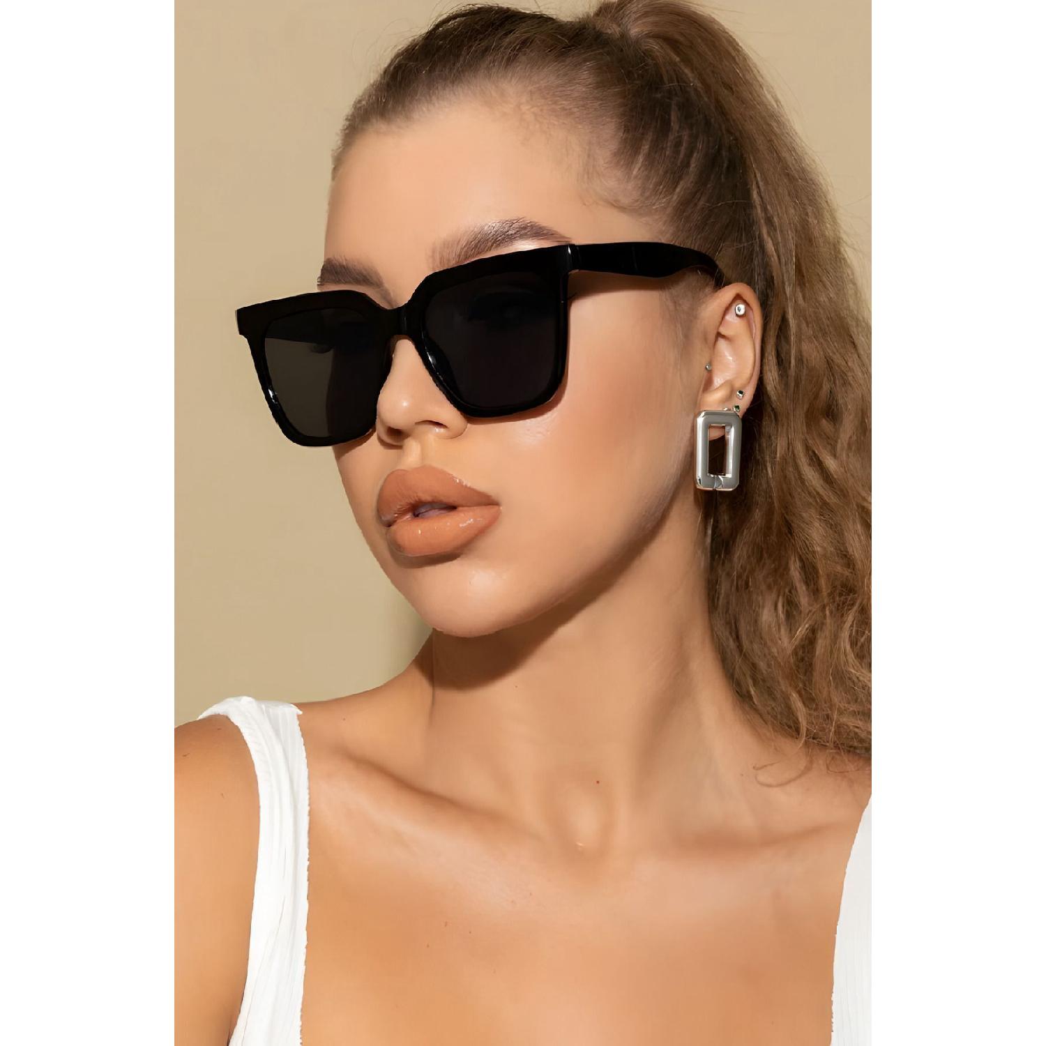 

Черные солнцезащитные очки унисекс Hills Uv400 чёрный