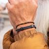 PIG & HEN Brontide 4 Armband - Tigerauge X Schwarz