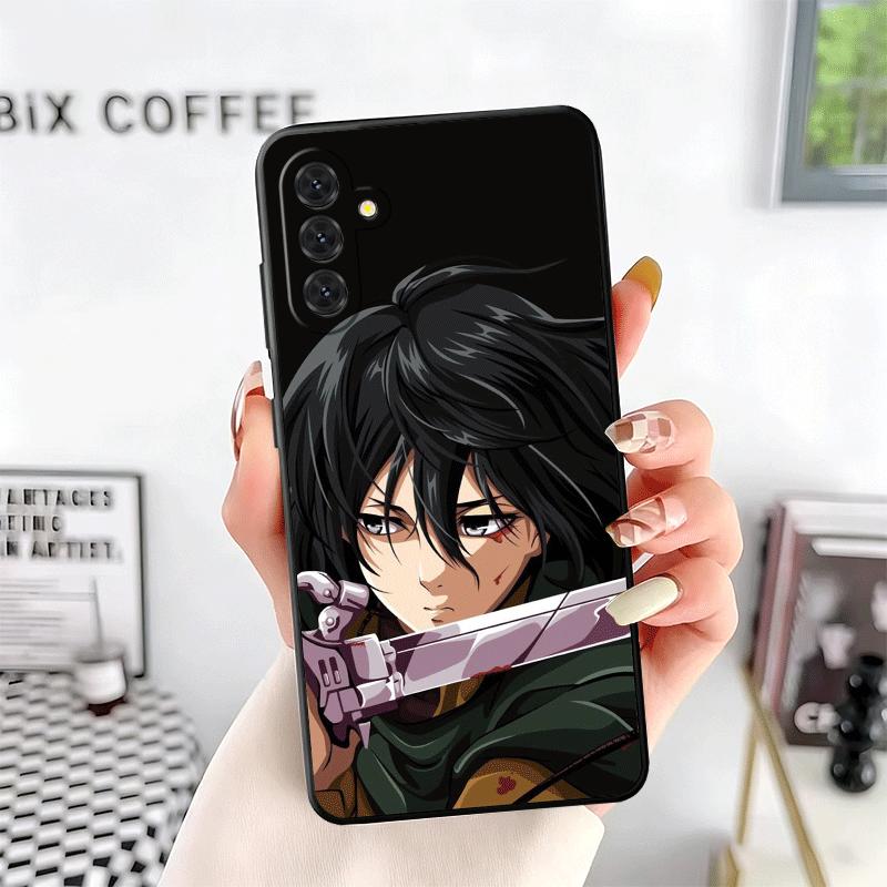 A-Attack On T-Titan Mikasa Soft Phone Case for Samsung A17 A37 A57 A16 A26 A36 A56 A15 A25 A35 A55 A14 A24 A34 A54 A13 A23 A33 A