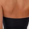One Pieced Swimsuit for Women Breathable Swimwear Solid Color Contrasting Bathing Suit Beachwear Backless Design