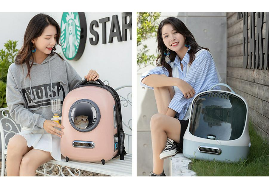 Breathable Outdoor Pet Backpack for Dogs and Cats