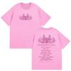 Jul Velodrome 2026 Concert Tracklist Graphic TShirt French Rapper Unisex Casual Cotton Streetwear Tops TShirt
