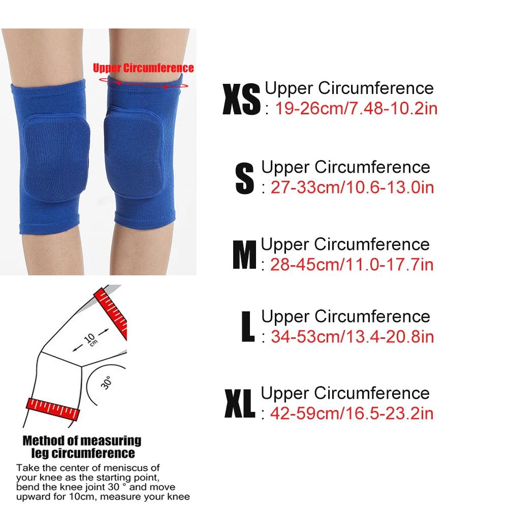 1 Paar Sport-Knieschoner für Männer Frauen Kinder Knieschutz, Kniebandagen für Tanz Yoga Volleyball Fußball Laufen Radfahren Tennis