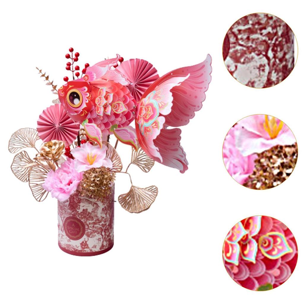 DIY Flower Basket Artificial Tree Floral Arrangements Chinese S Ornament