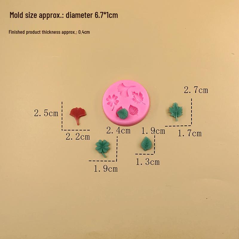 

Молды из смолы для мастики в виде цветов и листьев: Высокотемпературные инструменты для глины и эпоксидной смолы.