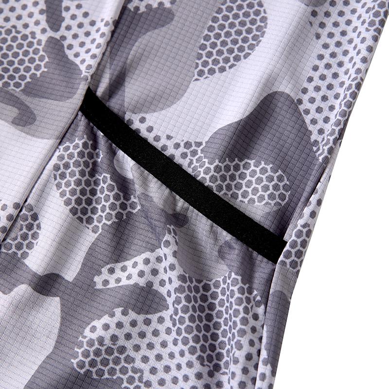 Camouflage Quick-Dry Breathable Hooded Long Sleeve Fishing Apparel with Sun Protection