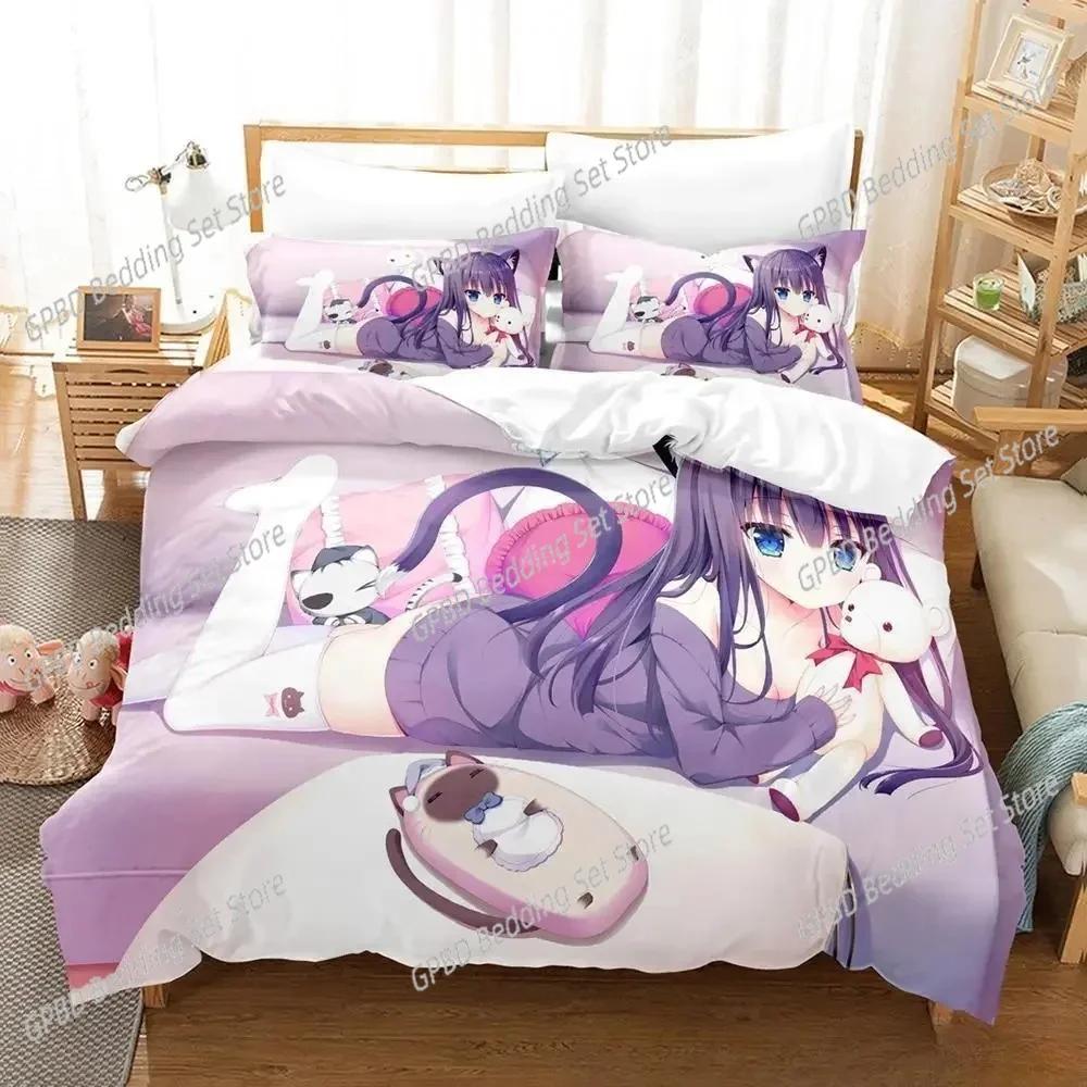 

Yoisaki Kanade Bedding Set Single Twin Double Queen King Cal King Size Bed Linen Set EU SuperKing 260x220