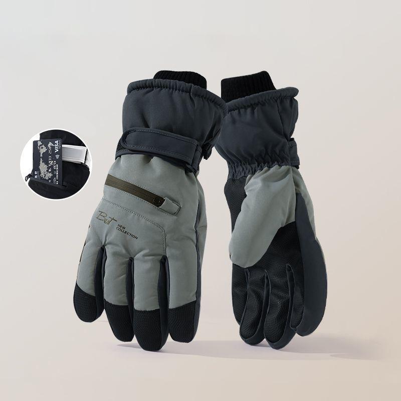 Winter Gloves Ski Glove Snowboard Pocket Warm Men's Women's
