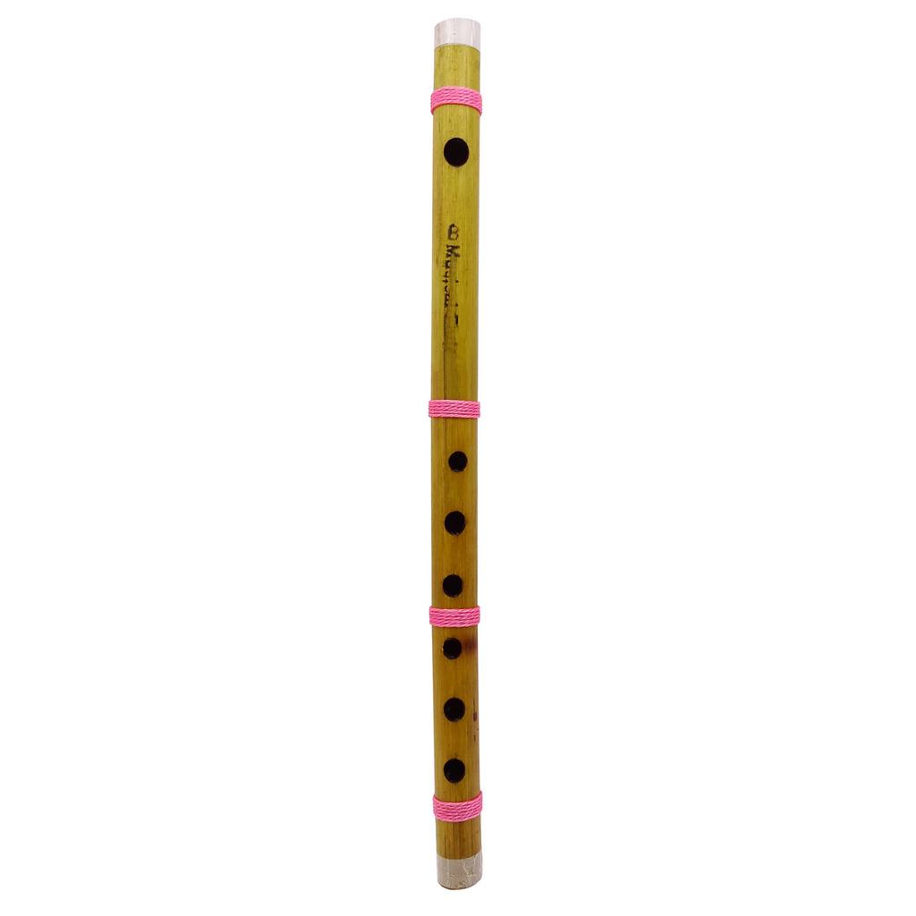 Traditional Handmade Musical Instrument Flute Brown Bansuri Wooden Decor
