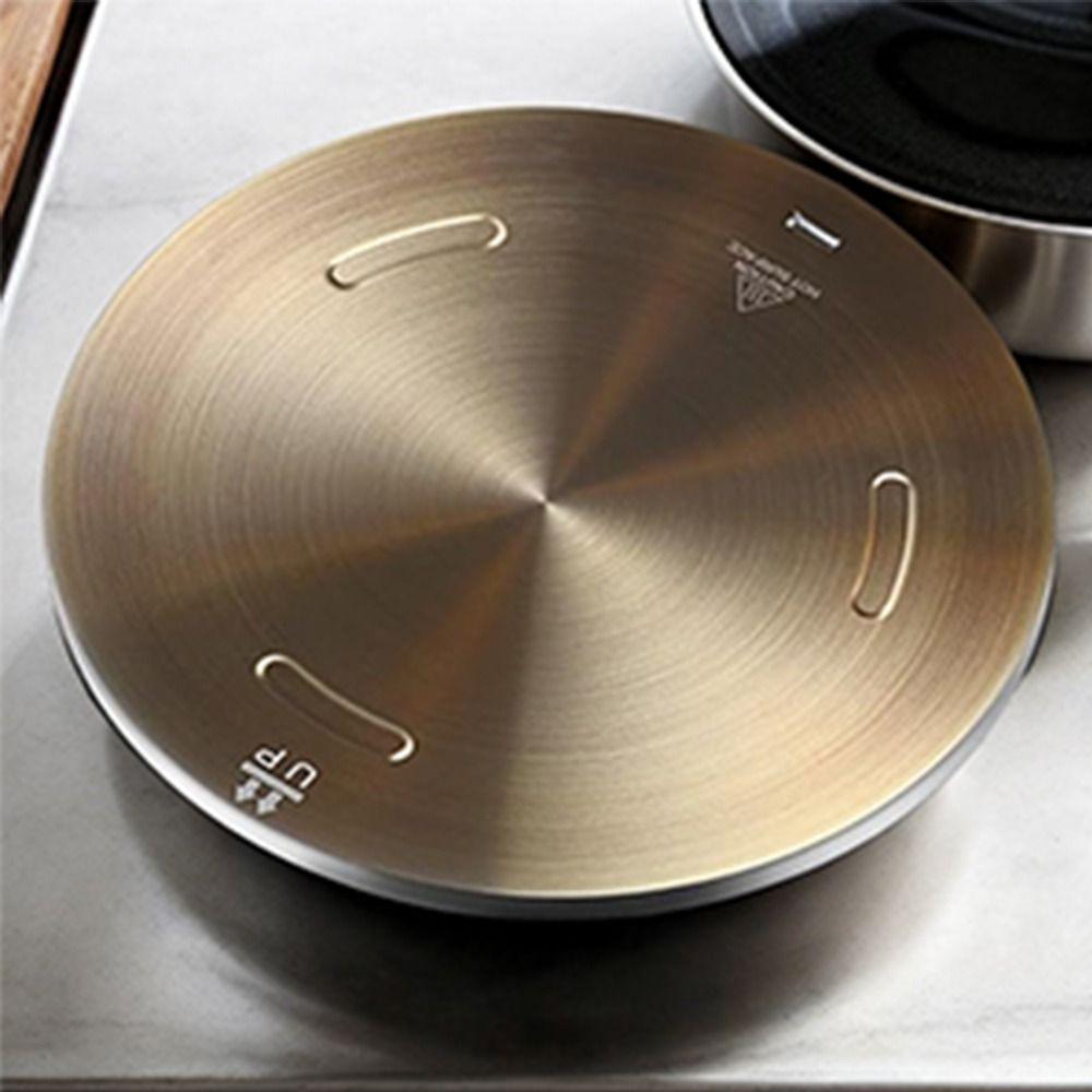 16/20/24/28cm Induction Cooker Heat Conduction Plate Stainless Steel Heat Transfer Disk  Cooktop