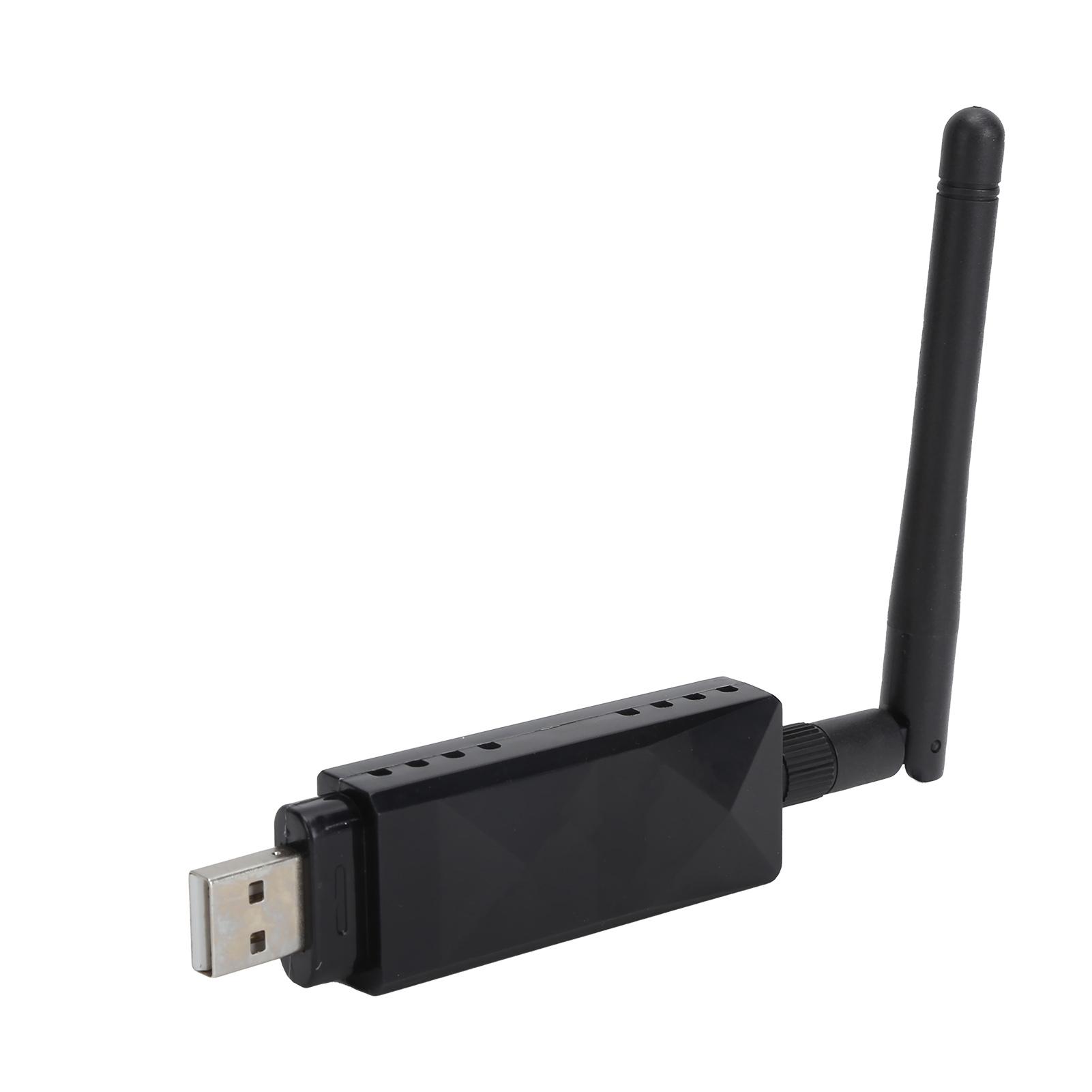 

Бездротова мережева карта AR9271 USB WiFi Адаптер Знімна антена 2DBI Адаптер для Телевізора Комп ютера чорний