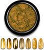 BEAUZY PROFESSIONAL Gold Chrome Nail Powder for Nails | Mirror Metallic Gold Effect Pigment | Rub-On Powder for Gel Polish | UV/LED | DIY Manicure