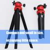 Mini ausziehbarer Schreibtisch-Stativ-Handgriff-Fotografie-Halterständer Flexibler Kugelkopf 1/4-Zoll-Schraubhalterung für Selfie