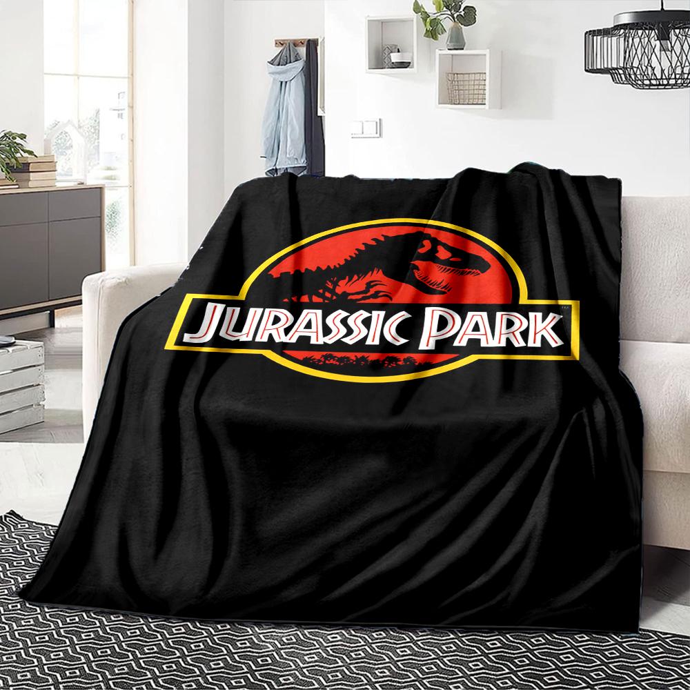 Jurassic Park Adventure Blanket Soft Throw Blanket For Home Bedroom Bed Sofa Travel Office Solid Christmas Blanket