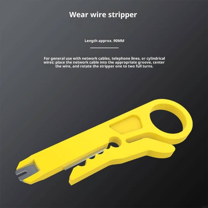   High Performances Cable Crimping Tool Integrated Stripper Cutter RJ45 Connector Compatibility