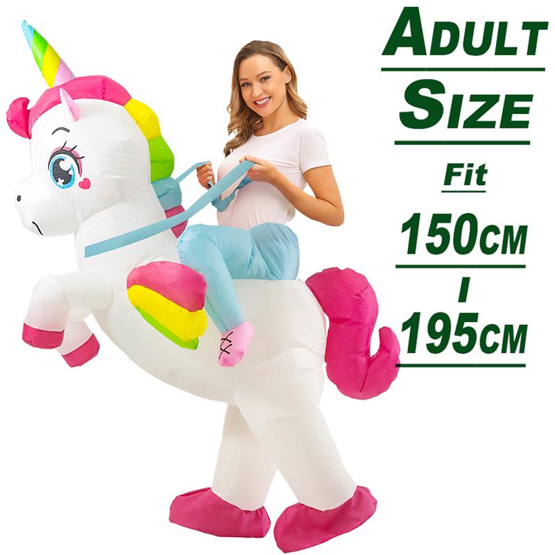 Inflatable Unicorn Costume Adult Kids Funny