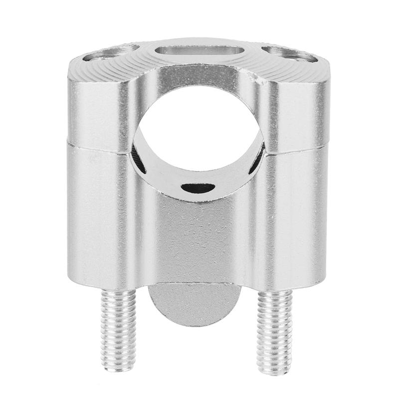 1Pair 22mm/28mm 1/8in 7/8in Motorcycle Handlebar Mount Clamps Riser Adapter CNC Aluminum Alloy Motorcycle Handlebar Clamps