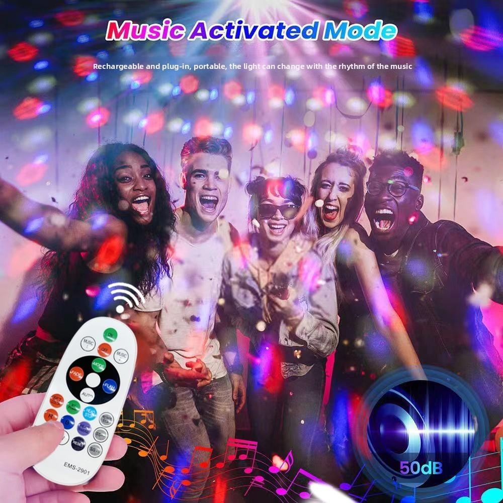 Mini RGB LED Moving Head Light Stage Eeffect Laser Football Light DJ Disco Moving Head Beam Strobe Laser Projector