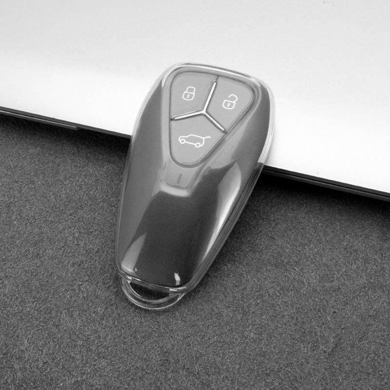 Skyworth EV6/HT-i Transparent Soft Key Case with Full Coverage Buckle