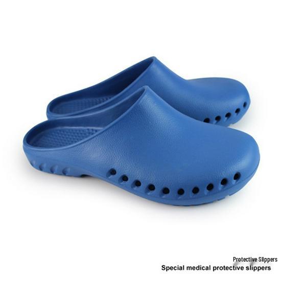 Anti-Slip EVA Rubber Sole Laboratory Slippers for Doctors