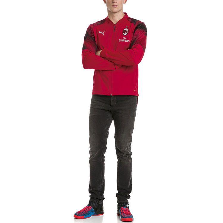 PUMA Acmilan Jackets Men's Red Baseball Collar Moderate Other 754864-02