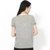 Hengyuanxiang Women's Breathable V-Neck Short Sleeve Knit Top