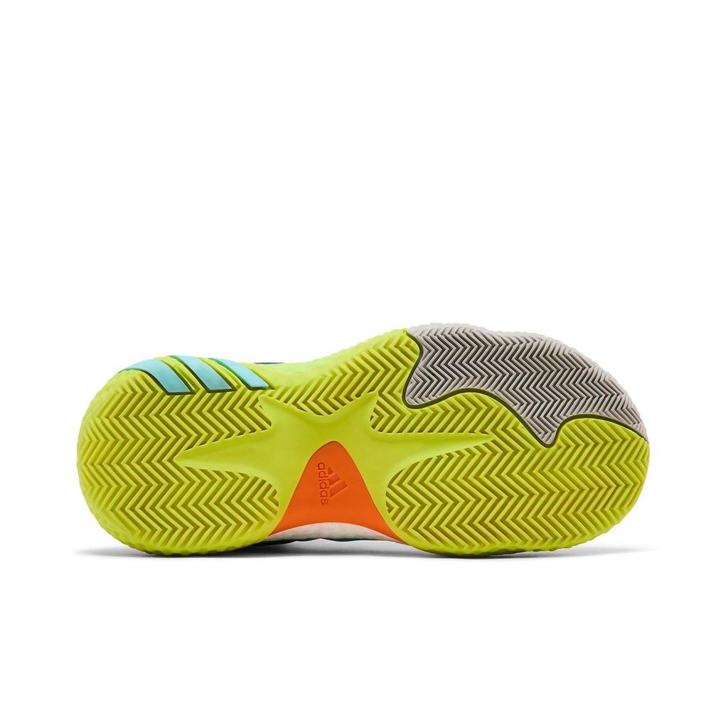 adidas Harden Vol. 6 'Pulse Aqua Solar Yellow' (Unisex) Pulse Aqua / Team Semi Solar Orange / Solar Yellow Basketball Shoes GV8703