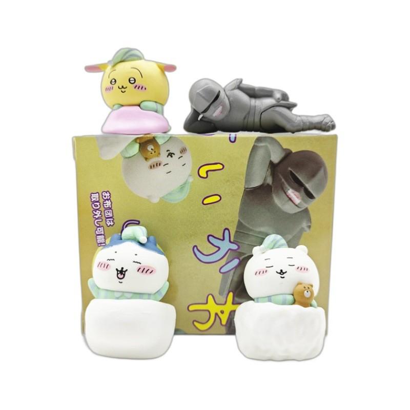 Cute Pvc Sleepy Bear Model Toy Figurine Set For Collectors And Kids Gift