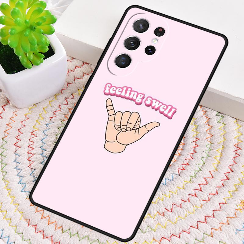 Surfer Surf Hang Loose Shaka TPU Phone Case For Samsung Galaxy note 10 pro S26 S25 S24 S23 S22 Ultra Plus S21 FE S20 Cover