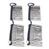 2pcs Banana Hair Clips Fashionable Stretchy Vintage Clincher Comb Tool for Women Thick Wavy Curly Hair