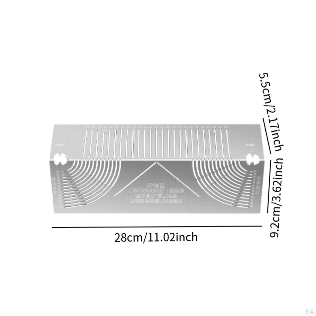 Winkel ARC Markierungswerkzeug Stahlrohrbiegeanreißer Effizientes Metall für